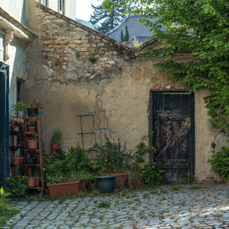 Historische Gassen in Hainburg an der Donau